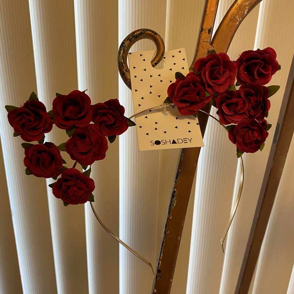 Rose Cat Ear Headband